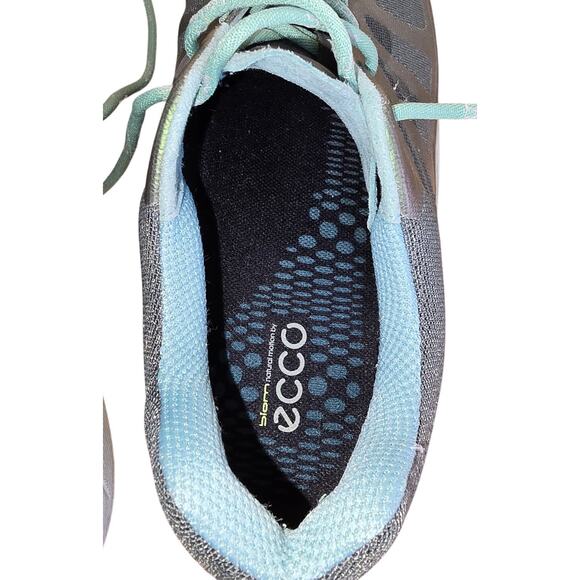ECCO Women's Biom Fjuel Racer Women’s Size US 8-8.5, EUR 39 Blue Sneakers Shoes - Picture 7 of 8